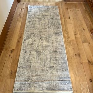 The Rug Collective- Abstract Evalina Grey Runner 2’6x7’5 *NEVER USED